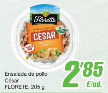 Oferta de Cesar - Ensalada De Pollo por 2,85€ en SPAR Fragadis