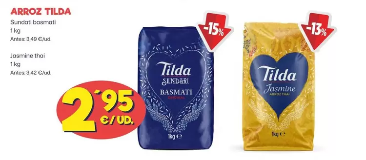 Oferta de Tilda - Arroz por 2,95€ en Ahorramas