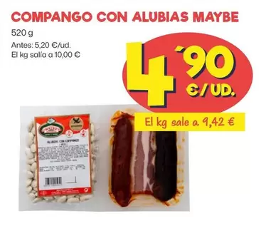 Oferta de Compagno Con Alubias Maybe por 4,9€ en Ahorramas