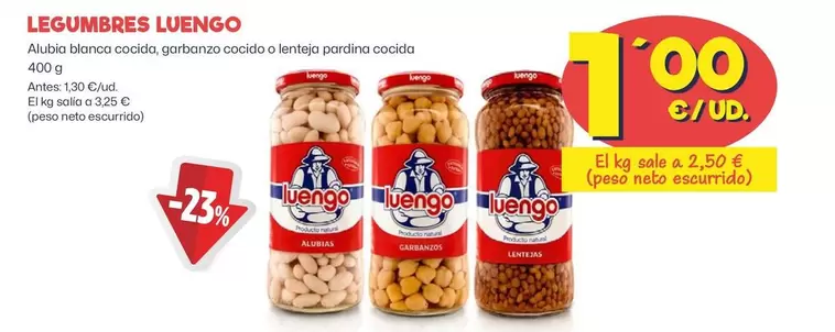 Oferta de Luengo - Legumbres por 1,09€ en Ahorramas