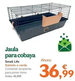 Oferta de Small Life - Jaula Para Cobaya por 36,99€ en Tiendanimal