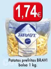 Oferta de Bravi - Patatas Prefritas Bolsa  por 1,74€ en Congelados Copos