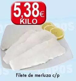 Oferta de Filete De Merluza por 5,38€ en Congelados Copos