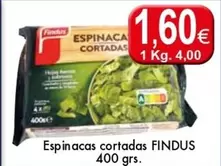 Oferta de Findus - Espinacas Cortadas por 1,6€ en Congelados Copos