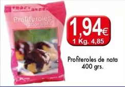 Oferta de Profiteroles De Nata por 1,94€ en Congelados Copos