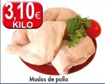 Oferta de Muslos De Pollo por 3,1€ en Congelados Copos