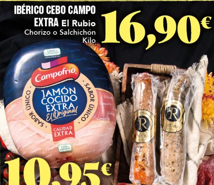 Oferta de Campofrío - Ibérico Cebo Campo por 16,9€ en Gadis