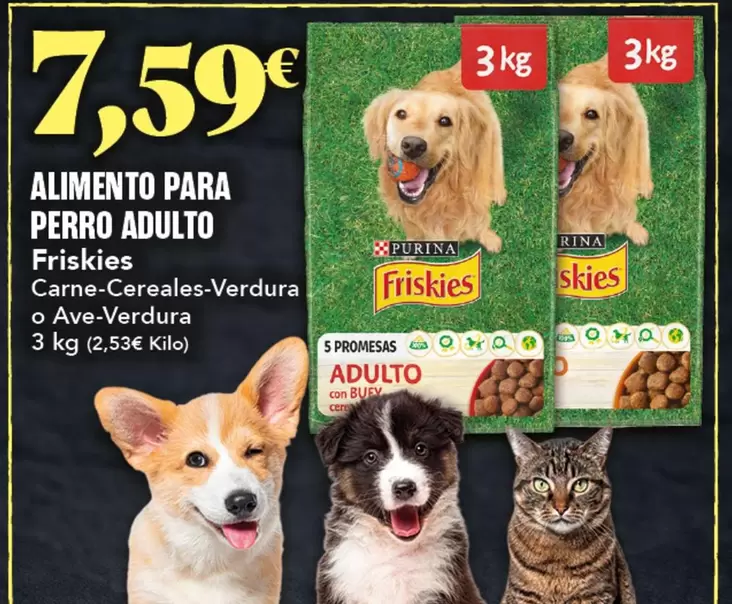 Oferta de Purina - Alimento Para Perro Adulto por 7,59€ en Gadis