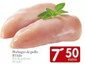 Oferta de Pechugas De Pollo por 7,5€ en Supermercados Bip Bip