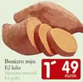 Oferta de Boniato Rojo por 1,49€ en Supermercados Bip Bip