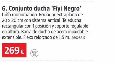 Oferta de Conjunto de ducha por 269€ en BAUHAUS