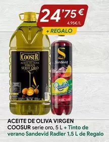 Oferta de Coosur - Aceite De Oliva Virgen por 24,75€ en minymas