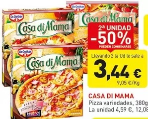 Oferta de Casa di Mama - Pizza por 4,59€ en Hiperber