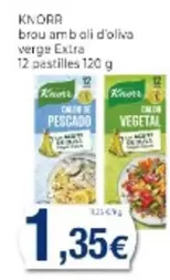 Oferta de Knorr - Brou Amb Ali D'oliva Verge Extra por 1,35€ en Supermercats Jespac