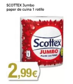 Oferta de Scottex - Jumbo Paper De Cuina por 2,99€ en Supermercats Jespac