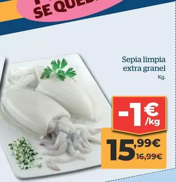 Oferta de Sepia Limpia Extra Granel por 15,99€ en La Sirena