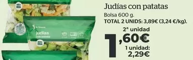 Oferta de Judias Con Patatas por 2,29€ en La Sirena