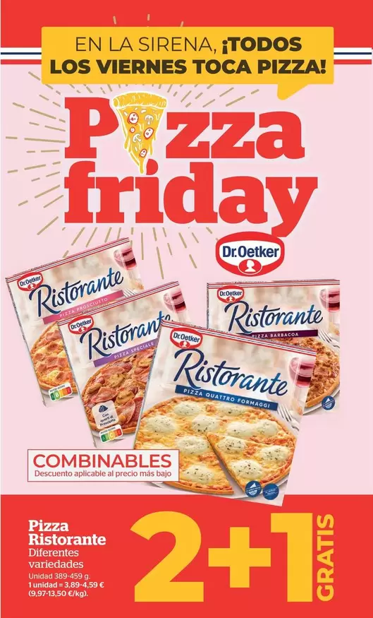 Oferta de Dr Oetker - Pizza Ristorante en La Sirena