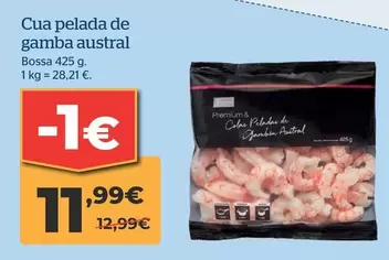 Oferta de Cua Pelada De Gamba Austral por 11,99€ en La Sirena