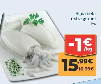 Oferta de Sípia Neta Extra Granel por 15,99€ en La Sirena