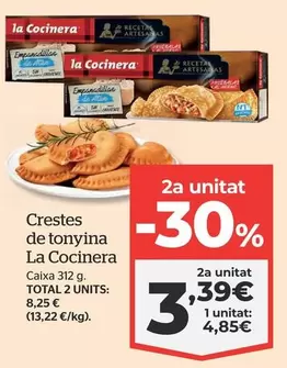 Oferta de La Cocinera - Crestes De Tonyina por 4,85€ en La Sirena