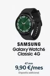 Oferta de Samsung - Galaxy Watch6 Classic 4G por 9,9€ en Movistar