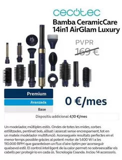 Oferta de Cecotec - Bamba CeramicCare 14in1 AirGlam Luxury por 169€ en Movistar