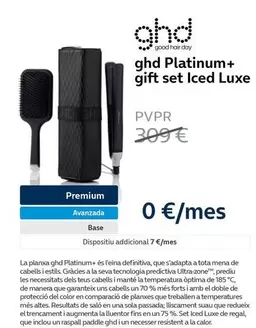 Oferta de Ghd - Platinum/ Gift Set Iced Luxe por 309€ en Movistar