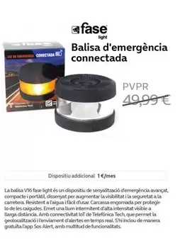 Oferta de Balisa D'emergência Connectada en Movistar