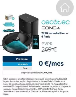 Oferta de Cecotec - 7490 Inmortal Home 6 Pack en Movistar