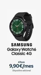 Oferta de Samsung - Galaxy Watch6 Classic 4G en Movistar