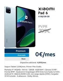 Oferta de Xiaomi - Pad 6 en Movistar