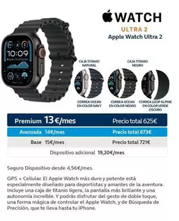 Oferta de Apple - Watch Ultra 2 en Movistar