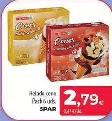 Oferta de Spar - Helado Cono por 2,79€ en Spar La Palma