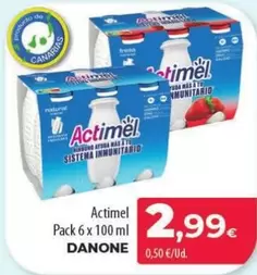 Oferta de Danone - Actimel por 2,99€ en Spar La Palma