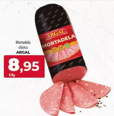 Oferta de Argal - Mortadela Clasica por 8,95€ en Spar Tenerife