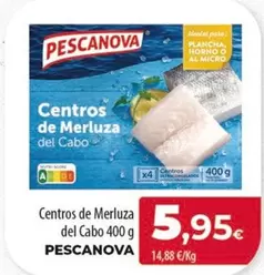 Oferta de Pescanova - Centros De Merluza Del Cabo por 5,95€ en Spar Tenerife