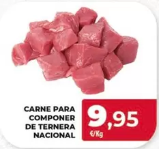 Oferta de Carne Para Componer De Ternera Nacional por 9,95€ en Spar Tenerife