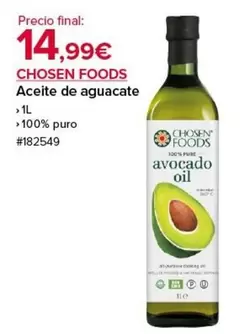 Oferta de Puro - Aceite De Aguacate por 14,99€ en Costco