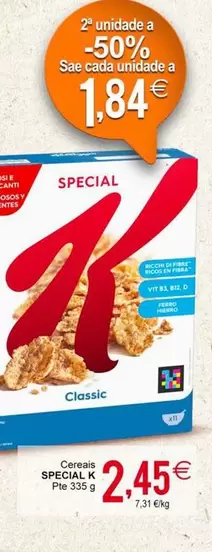 Oferta de Special K - Cereais  por 2,45€ en Plenus Supermercados