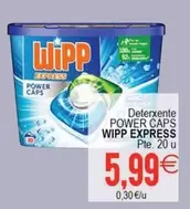 Oferta de WiPP Express - Deterxente Power Caps por 5,99€ en Plenus Supermercados