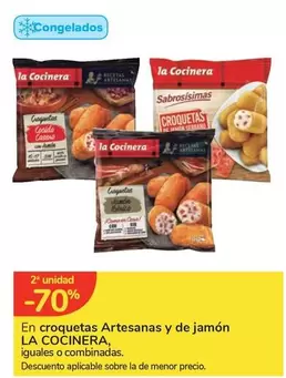 Oferta de La Cocinera - Croquetas Artesanas Y De Jamon en Carrefour Express