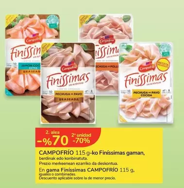 Oferta de Campofrío -  Finissimas en Carrefour Express