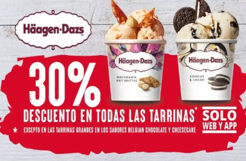 Oferta de Häagen-Dazs - En Todas Las Tarrinas en Pizza Hut