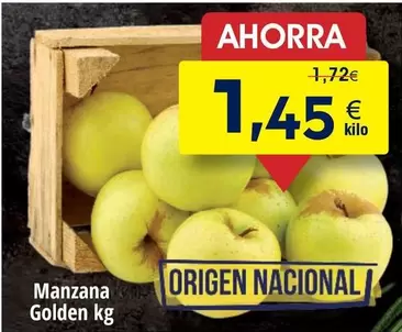 Oferta de Origen - Manzana Golden por 1,45€ en Froiz