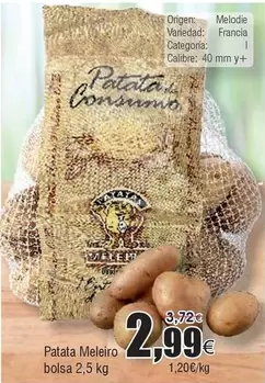 Oferta de Origen - Patata por 2,99€ en Froiz