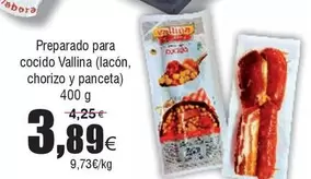 Oferta de Vallina - Preparado Para Cocido por 3,89€ en Froiz