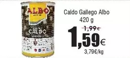 Oferta de Albo - Caldo Gallego por 1,59€ en Froiz