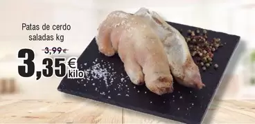 Oferta de Patas De Cerdo Saladas por 3,35€ en Froiz