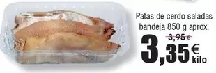 Oferta de Patas De Cerdo Saladas Bandeja por 3,35€ en Froiz